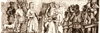 Anne en visite dans une seigneurie