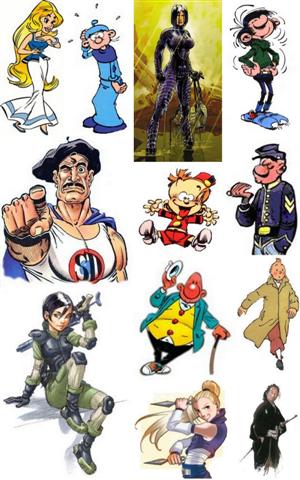 Les GO du RN13 : vos h�ros de BD pr�f�r�s!