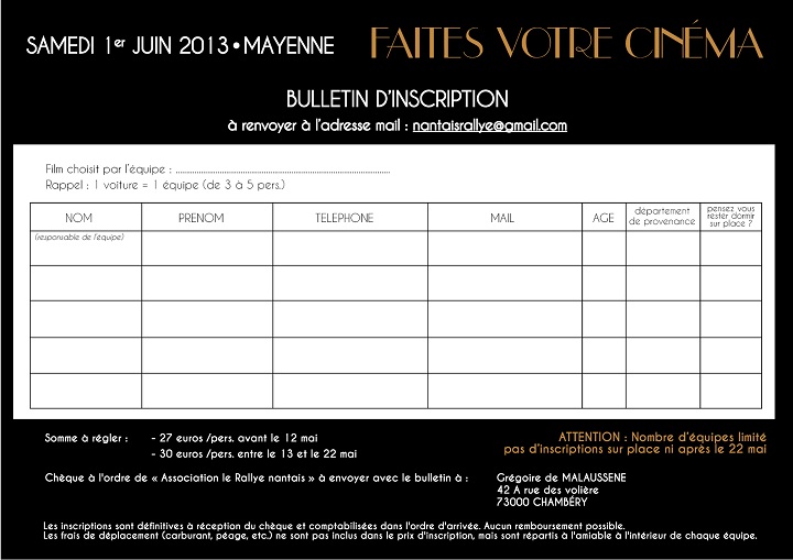 Coupon-r�ponse du RN16
